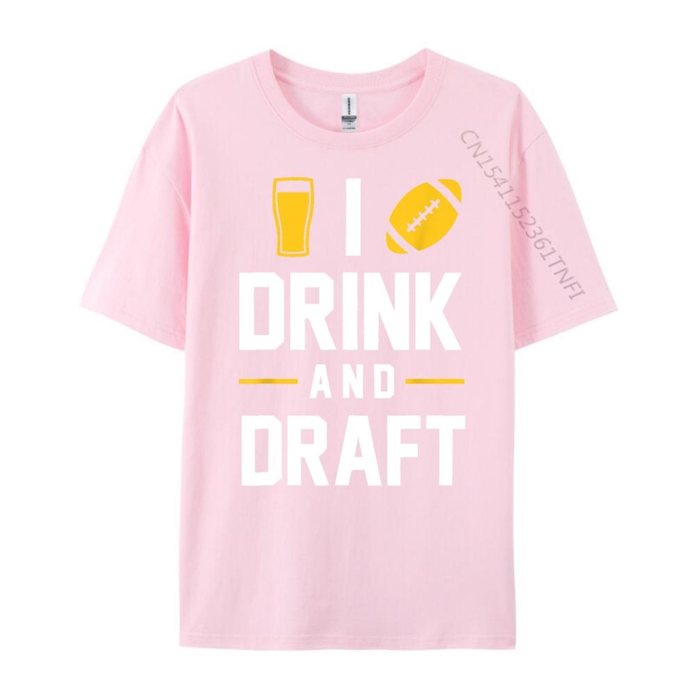 I Drink and Draft Funny Cute Fantasy Football Gift Harajuku Vintage T Shirts Tshirts Outdoor