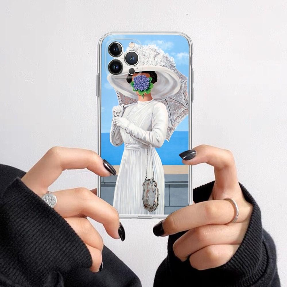 Rene Magritte Phone Case For iPhone 15 14 11 12 13 Mini Pro XS Max Cover 6 7 8 Plus X XR SE 2020 Funda Shell