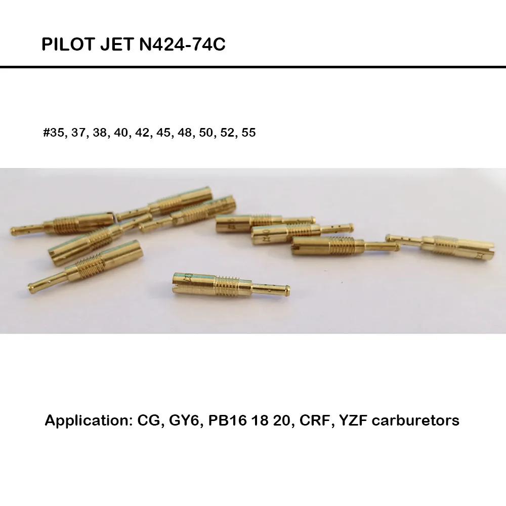 Carburetor Main Jets /Slow Jets For Keihin CG125 150 200 250 CVK24/CVK26 GY6125/150 Pilot Jet/Gicleur Carburetor Vice Injectors