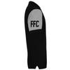 Fulham FC Mens Contrast Sleeves Polo Shirt