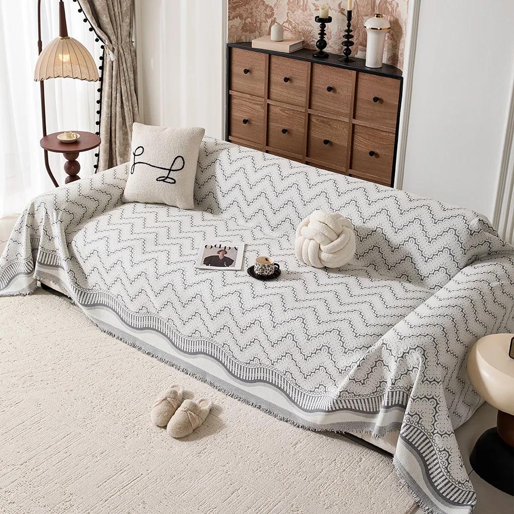 2025 New Chenille Sofa Towel Four Seasons Universal Modern Simple Non-slip Cushion All-match Fabric Sofa Cover