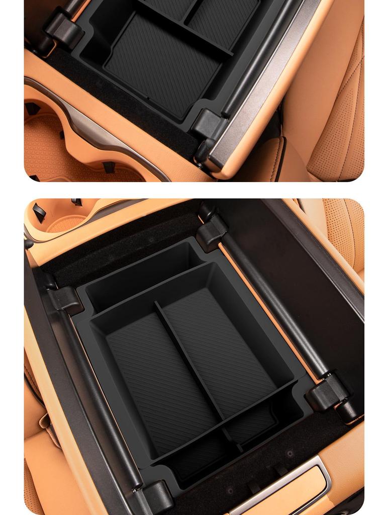 Enhanced Tengshi D9 Silicone Center Console Armrest Storage Organizer