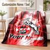Personalisierte Flanelldecke FC Köln Aufdruck Warme Gemütliche Decke Zuhause Sofa Bettwäsche