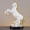 Golden Horse Ornaments: Achieve Success with Modern Home Office Decorations for Instant Wealth.