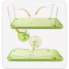 Foldable Laptop Bed Table Lap Desk Stand, Tray Dining Table With Slots, With Foldable Legs And Cup Slots,