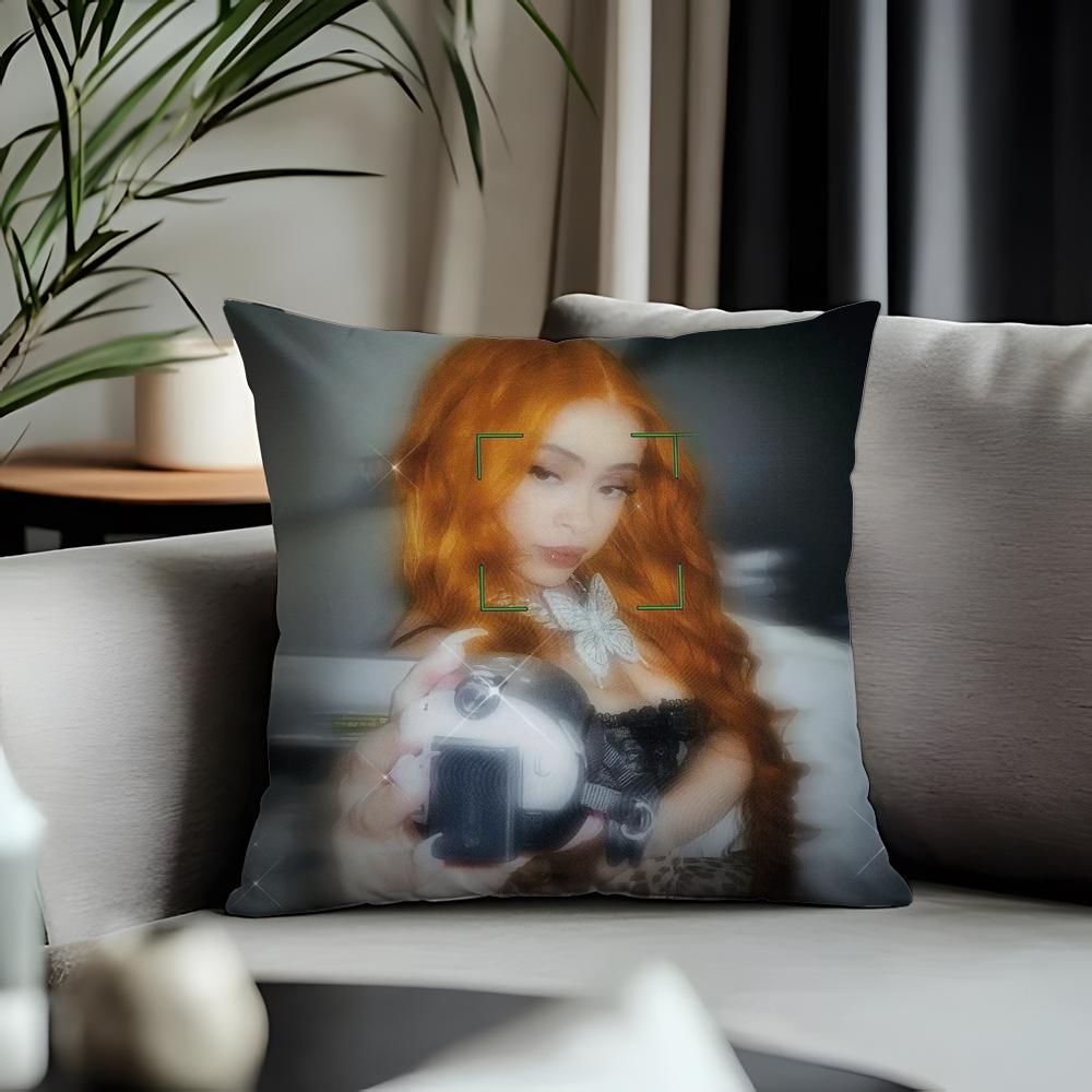 Trending Iice Spiceead Cushion Cover Antidustmite Pillowcase Invisible Zipper Silky Short Plush Sofa Cushion Cover