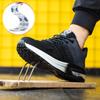 New Breathable Safety Shoes Men Women Steel Toe Work Boots Air Cushion Working Sneaker Puncture Proof Safety Work Boots Security