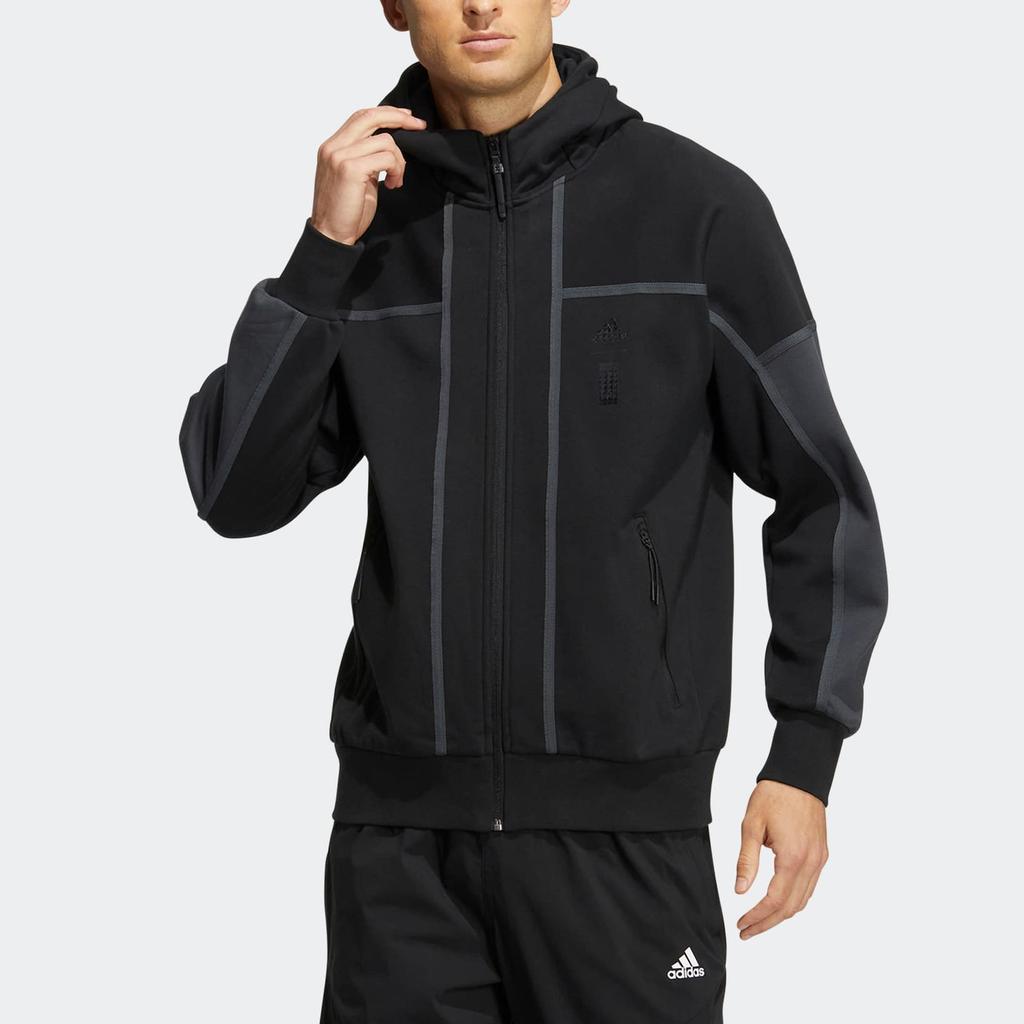 New Adidas Jackets Men Black HN8974