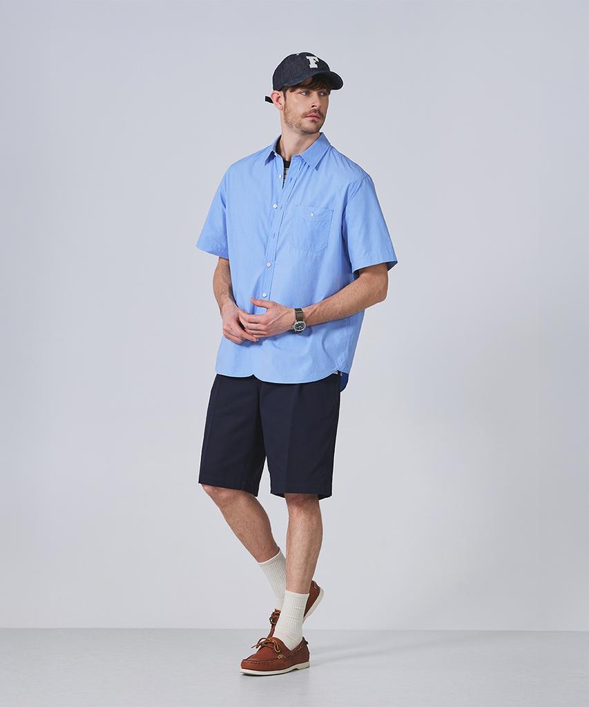 Geonjiulleunseu Cotton Single-Pleat Chino Shorts Collection
