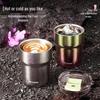 TOMIC BOBO Pure Titanium Travel Coffee Mug