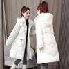 New Medium and Long Cotton Clothes Women's Winter Slim and Thin Fashion Winter Foreign Style Thickened Cotton Coat