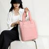 JIANLINST Damen-Nylontasche, wasserdicht, großes Fassungsvermögen, leicht, A4-Format, ideal für den Weg zur Arbeit oder Schule, Rosa