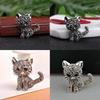 Cute Little Cat Brooches Pin Up Jewelry For Women Suit Hats Clips Antique Silver Jewelry