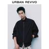 Men's Casual Stand-Up Collar Topstitch Jacket