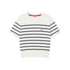 Levis Striped Casual Comfortable Knit Crew Neck Short Sleeve T-Shirt Women T-Shirts 0051J-0001