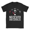 Necesito Cerveza Funny Quote I Need a Beer Graphic Printed T Shirts for Men Women Cotton Tee Shirt Clothing