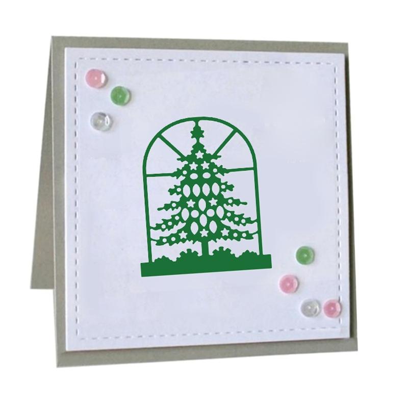 Christmas Tree Metal Cutting Dies Stencils for DIY Scrapbooking Decorative Embossing Paper Cards Template Decor Die Cuts