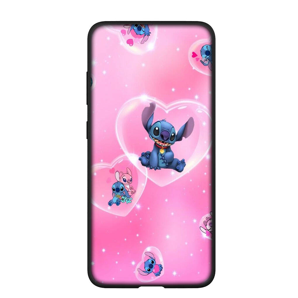 Phone Case for iPhone 17 16 15 Plus XR 16E Huawei P30 P20 Lite Redmi Note 14 12 11 13 Pro Max OPPO A60 A80 A40 A18 A38 Blue Lilo Cartoon Stitch Cover