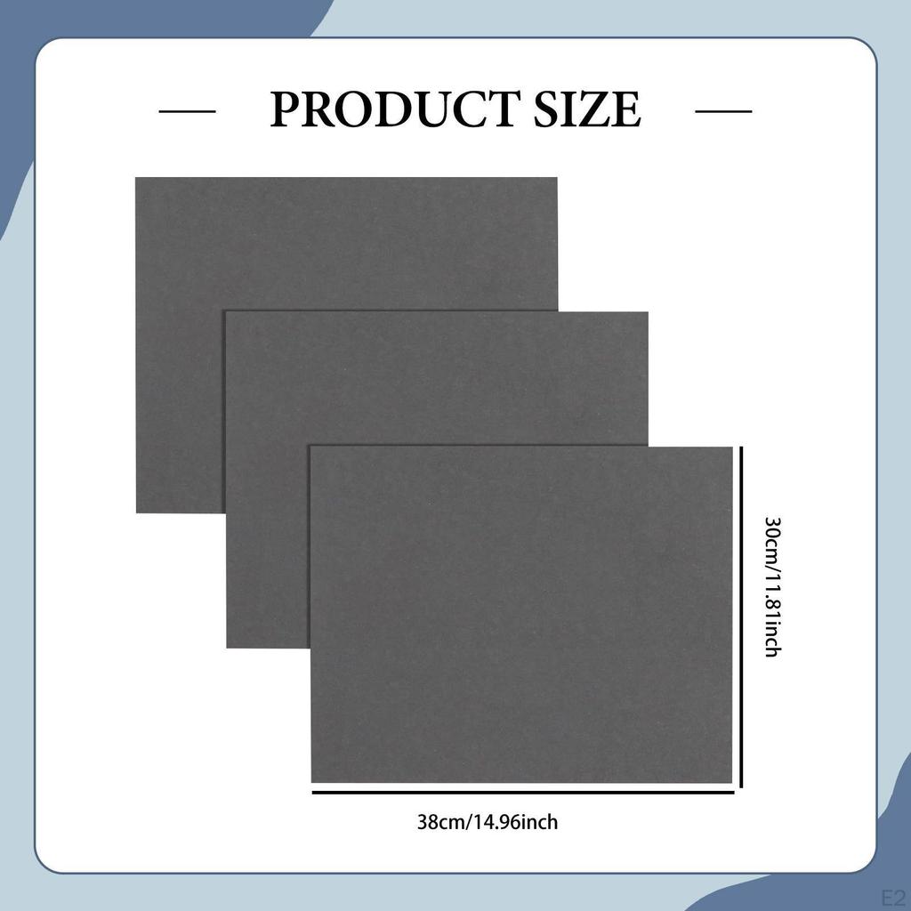 3 Stück Asbestfreies Dichtungsmaterial 0,8 mm/1 mm/1,2 mm Dicke Hochtemperatur-Platte für Auspuff