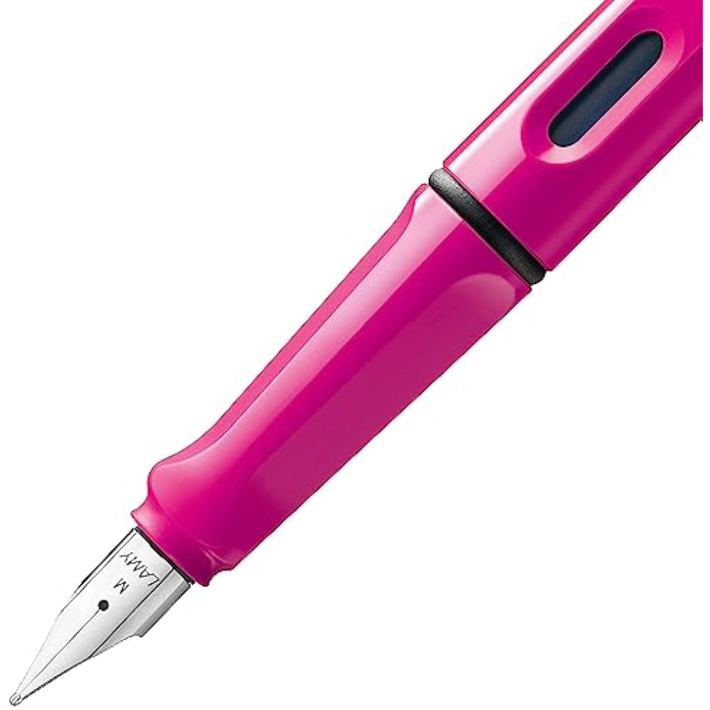 Lamy (Ramy) Safari Fountain Pen Pink Medium Nib (L13PKM)