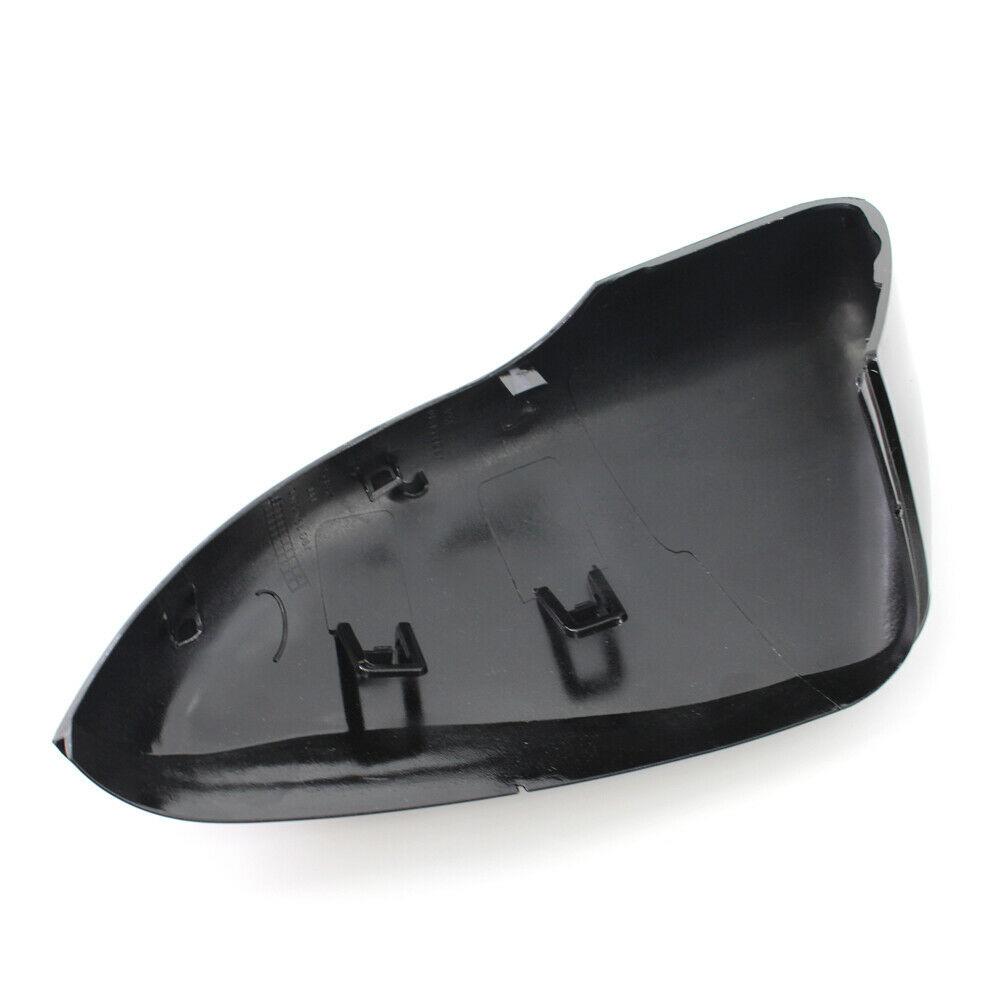 1 Paar Auto-Glanz-Schwarz-Rückspiegel-Abdeckungsschutz für Golf 6 MK6 R VI 2009-2013 Auto-Rückspiegelabdeckungen