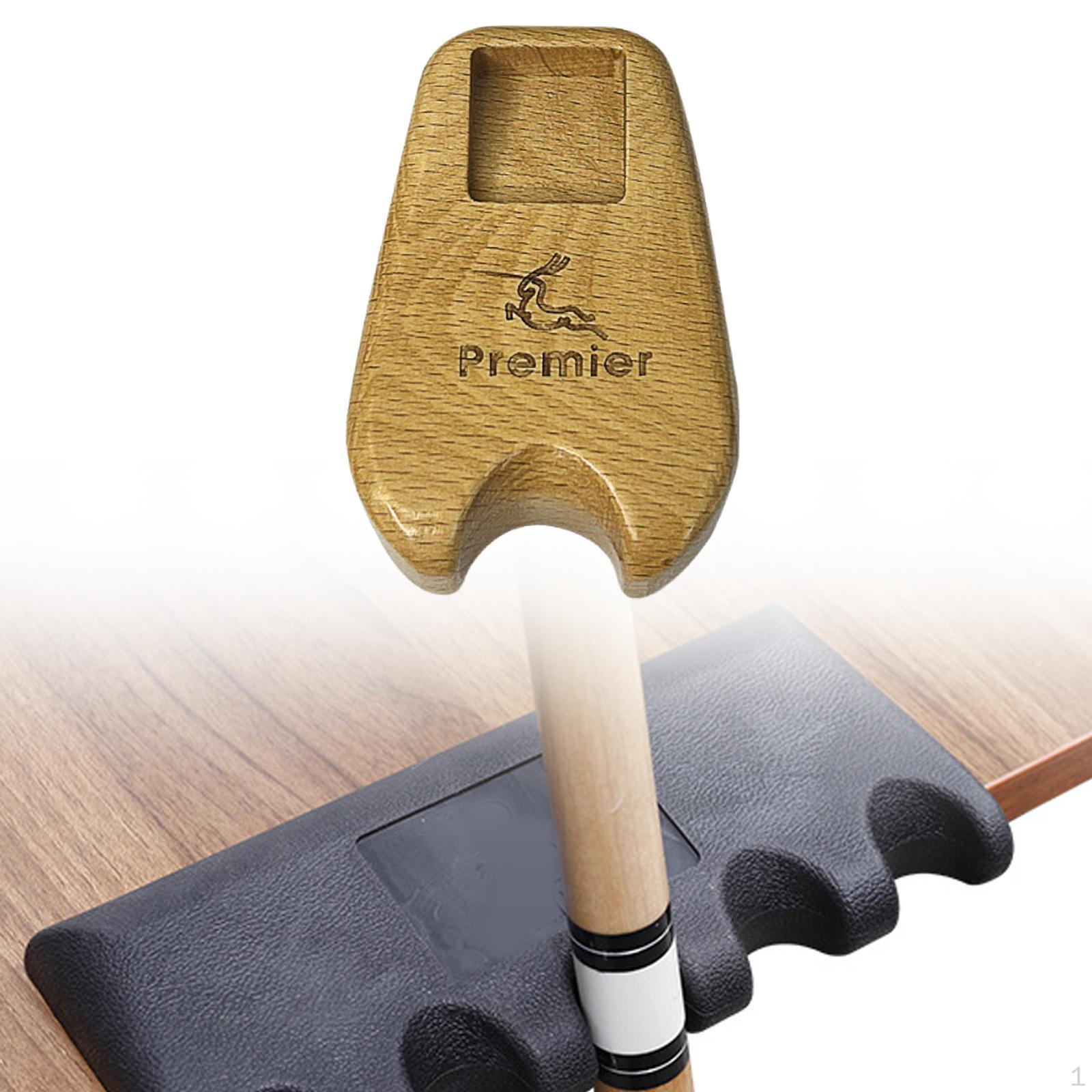 

Подставка для бильярдного кия, практичная деревянная подставка для спортивного клуба 1 Cue 8.5cmx5.5cm