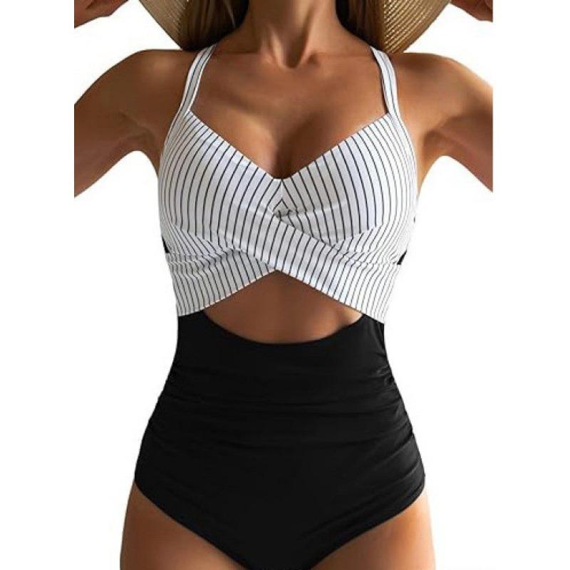 Swimsuit Women s Suspender Sexy One-piece Skinny Hollow Huludao Swimsuit Backless Tights Swimsuit S