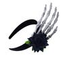 Halloween Rose Skeleton Hand Flower Headband Hair Accessory for Costume Party
