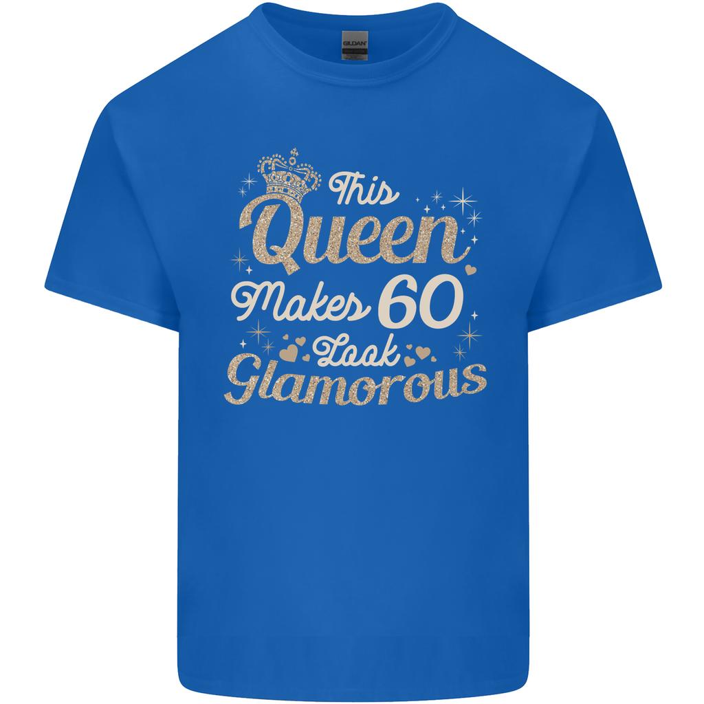 60th Birthday Queen Sixty Years Old 60 Unisexs Light Cotton TShirt