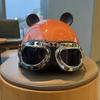 Retro Half Helmet Lightweight Summer Electric Vehicle Helmet Hard Hat Unisex