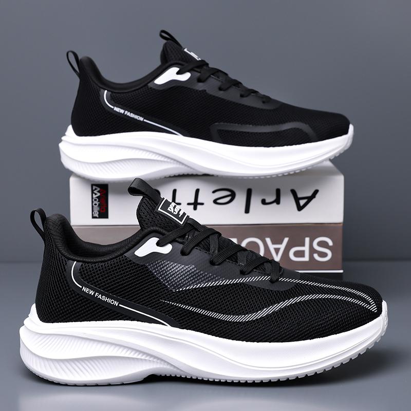 Fashion Men's Sports Shoes Lightweight Breathable Wear Resistant Non Slip Mesh Sneakers Comfortable Fashion Running Shoes for Men