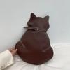 Sling Bags for Women Crossbody PU Leather Cute Cat Shape Lightweight Shoulder Bag Bag Chest Bag for Gym outdoor