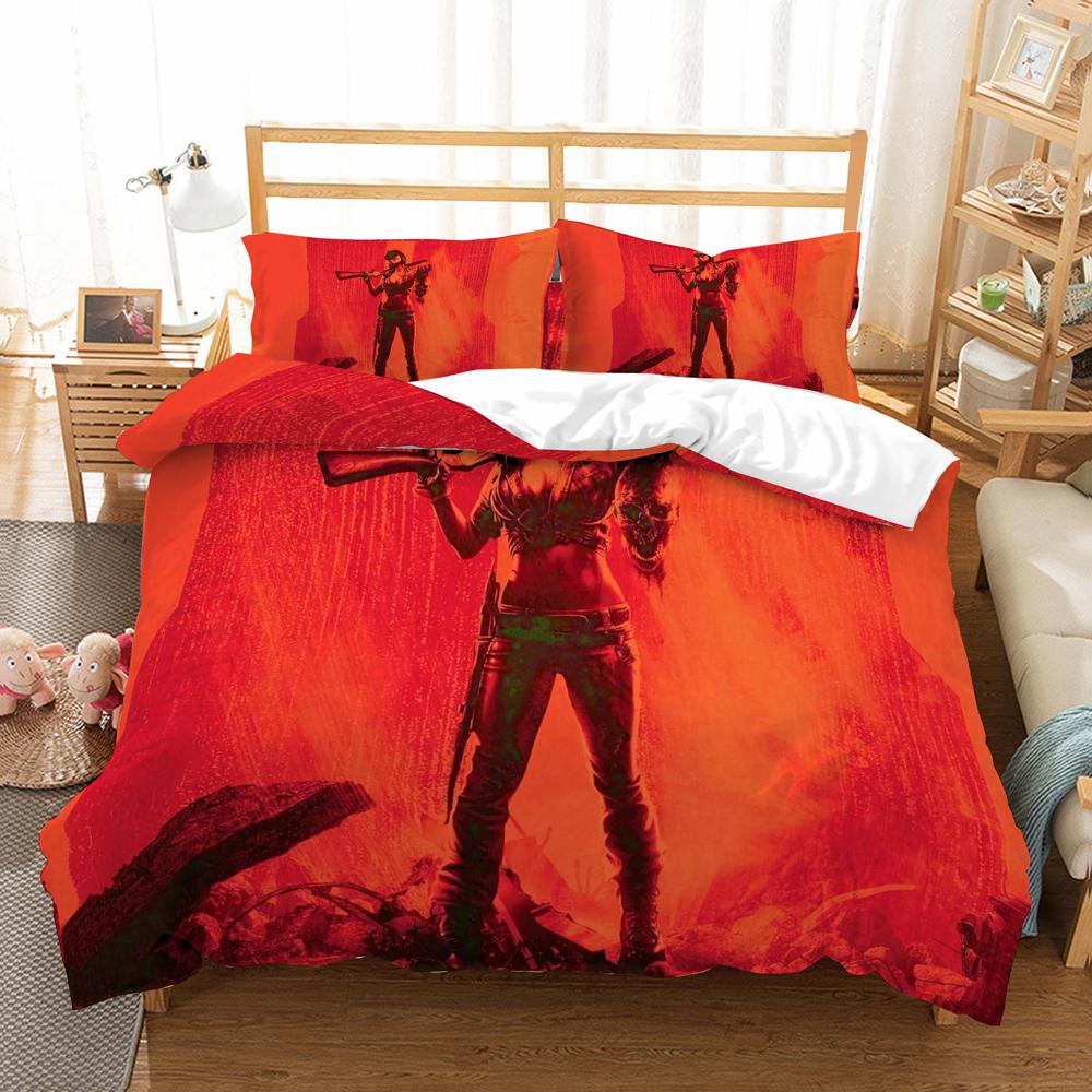 Comforter High Quality Call Duty Game Pattern Printed With Pillow Bedding Set 3D Bed Set For Bedroom Decor