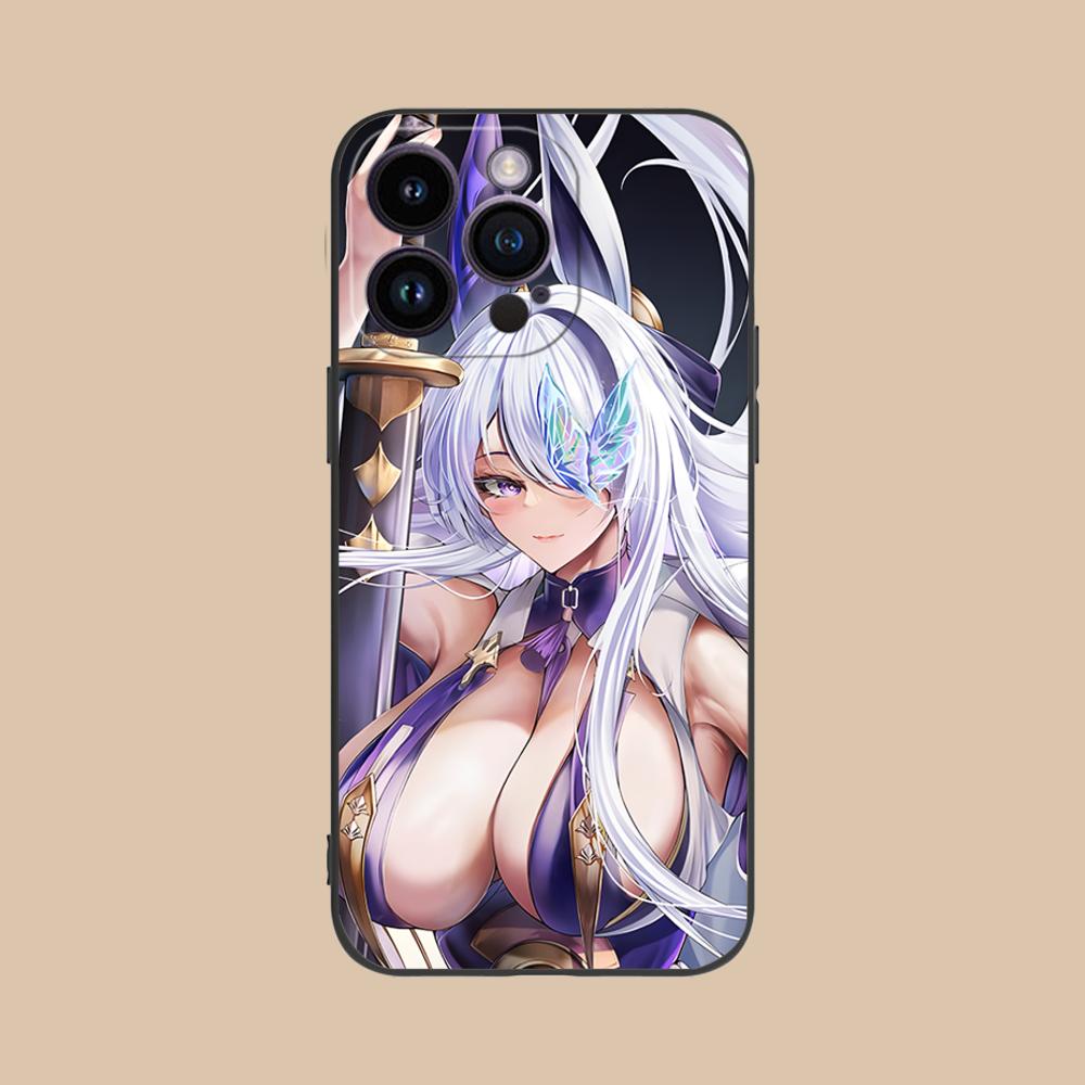 Azur Lane Unzen Matte TPU Mobile Phone Case for iPhone 17 16 15 14 13 12 11 X XR XS 8 7 Air Pro Max Plus Mini Colorful Cover