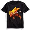 Homme Vintage Demon Slayer T Shirt Men Novelty T Shirt Short Sleeve Kimetsu No Yaiba T