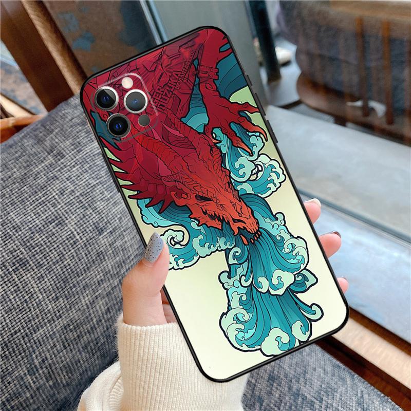 

Dragon Cool Art Phone Case For iPhone 16 15 14 13 12 11 Pro Max 12 13 mini XR 15 16 Plus 16e Cover Shell iPhone 12