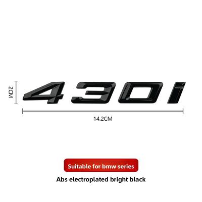 3D ABS Písmena na kufr Logo Znak Znak F32 F32 F36 G22 G23 G26 420i 425i 428i 430i 435i 440i Samolepka Auto Samolepky na kufr