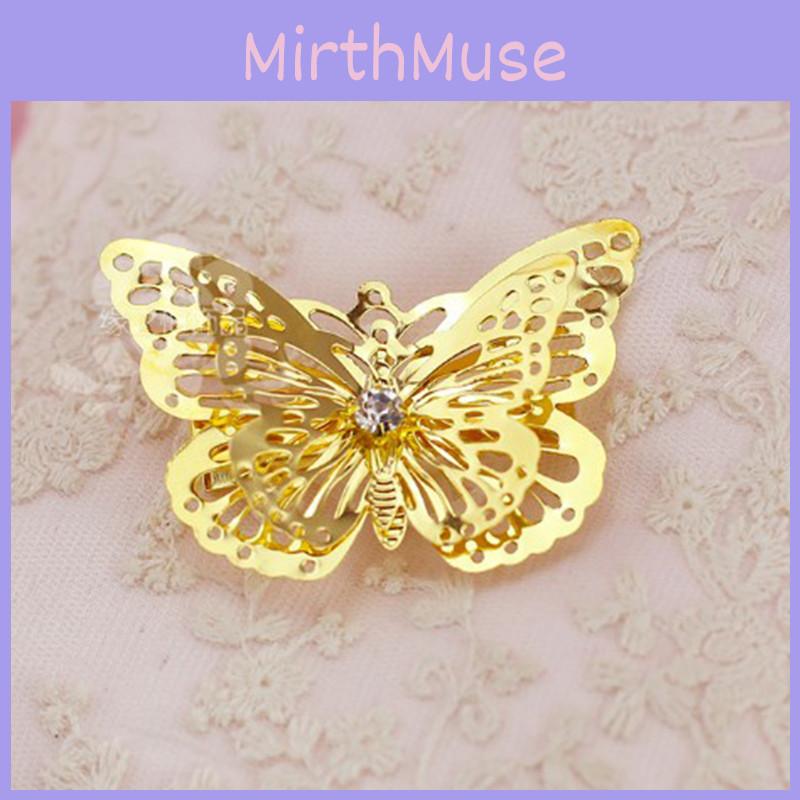 Atemberaubende Bungo Stray Dogs Akiko Yosano Goldener Schmetterling Haarspange Accessoire