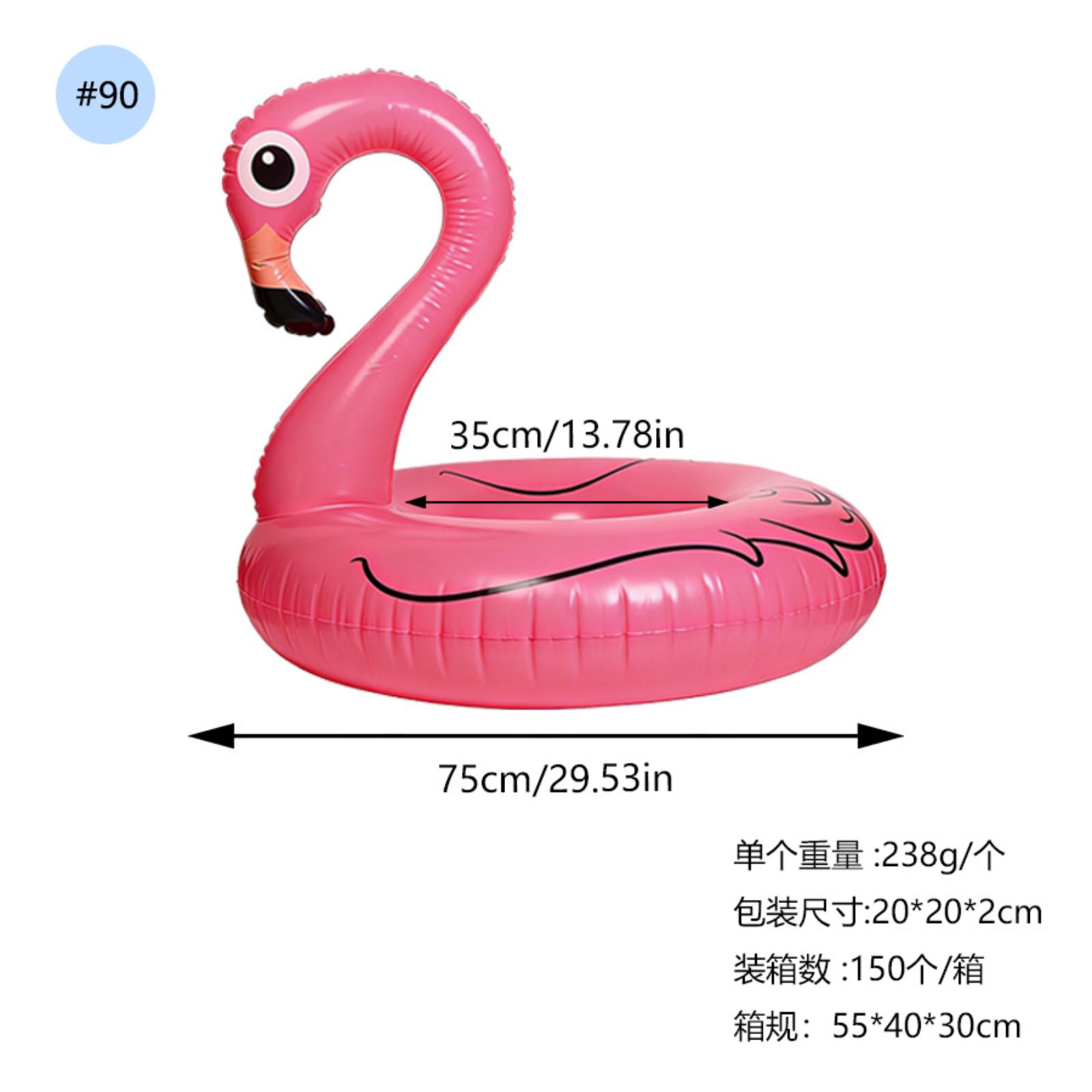 Thickened Inflatable Flamingo Swim Ring For Adults – Underarm Swim Ring, Water Toy, Sports Seat Ring One Size розовый