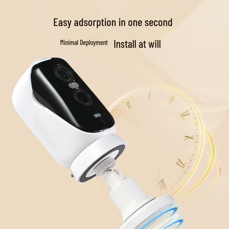 CINMOORE BC4Pro+ 4G Solar 8MP Dual-Lens PTZ Outdoor Security Camera (CN version)