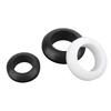 Grommet 3~80mm Black/White PVC Rubber Double Sided Protective Coil Seal Gasket Out Hole Wire O-ring for Protects Wire Cable Hole