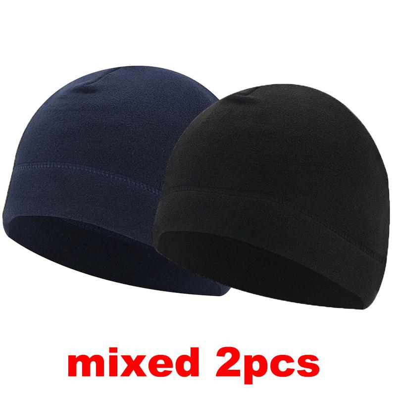 Fleece Warm Hat Winter Cap Men Women Outdoor Sports Skiing Cycling Hat Windproof Soft Beanie Cap Male Lady Autumn Winter Hats