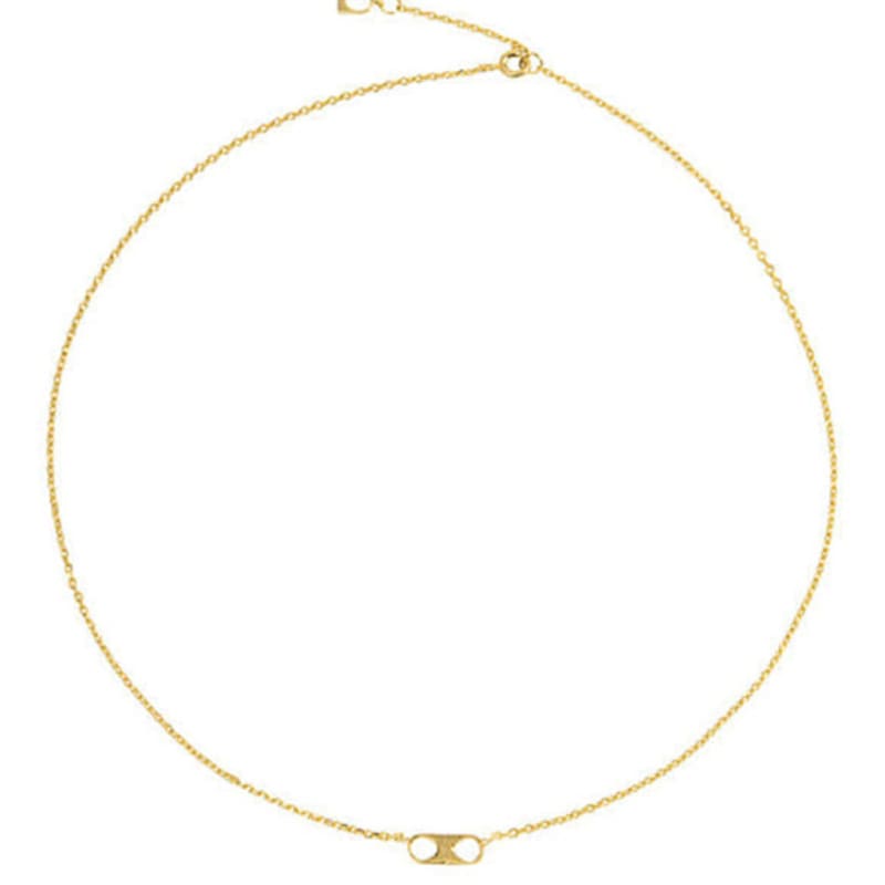 

Recur,ecur 3002 Anello Mini Double Chain Necklace Gold