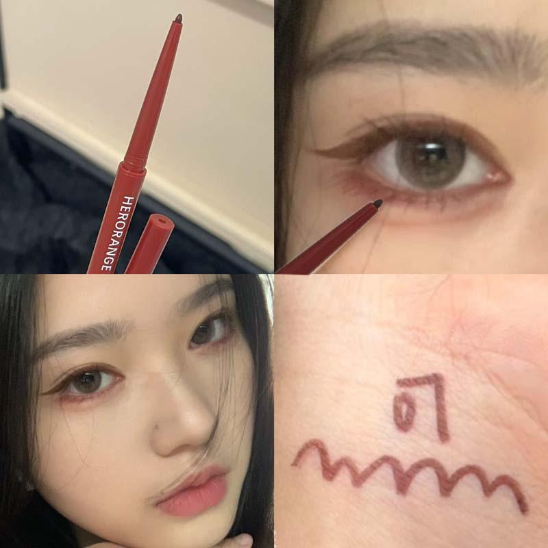 KuaJing Ink Wing Waterproof Long-Lasting Smooth Eyeliner Gel Pencil - No Smudge, Sweatproof, Beginner-Friendly.