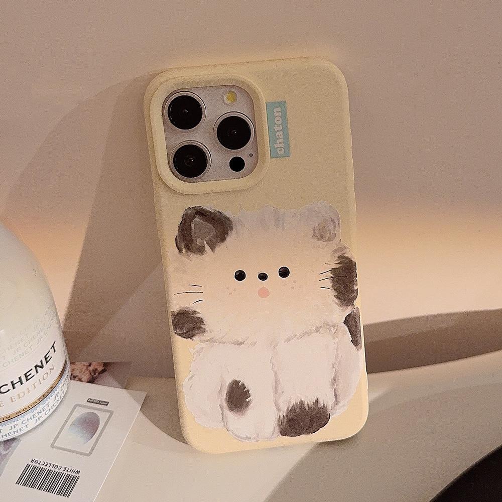 Cute Oil Painting Kitten Case for iPhone 17 iPhone 17 Pro Max