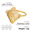 Cazador Stainless Steel Aesthetic Filigree Women's Ring Jewelry Adjustable Rings Birthday Party Wedding Gifts 2026 Wholesae New