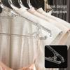 JINGRX Non-Slip Transparent Hangers