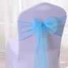 1 Pcs Lace Chair Sashes Elegant Premium Quality Chair Ribbons Bows Chairs Tie Back Chairs Decoration For Wedding Banquet Party