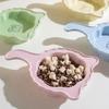 Ceramic Cat Food Water Bowl Solid Color Pet Drinking Feeder Cute Pet Food Bowl  Indoor