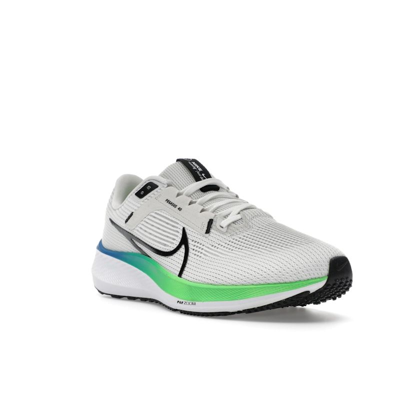 Nike Air Zoom Pegasus 40 Platinum Tint Green Strike Men Sneakers White Black DV3853-006